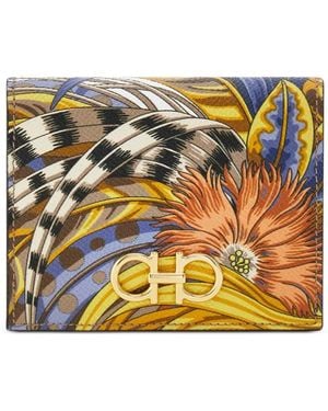 Ferragamo Foulard Gancini Portemonnaie - Mehrfarbig