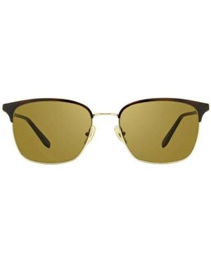 Ferragamo Eyewear Sonnenbrille Mit Logo-Gravur - Braun