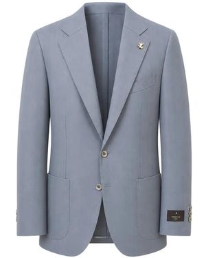 Tombolini Single-Breasted Blazer - Blue