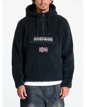 Napapijri T-burgee Curly パーカー - ブルー
