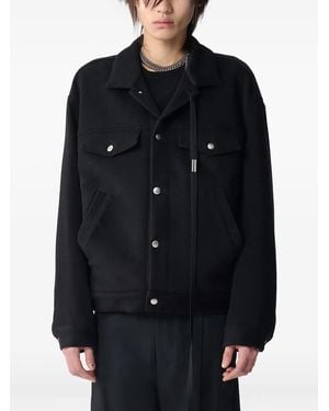 Ann Demeulemeester Patrick Shirt Jacket - Black