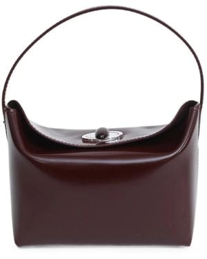 Christopher Esber Mini Turnlock Polished Tote Bag - Purple