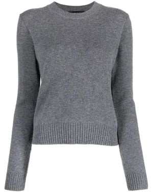 Lisa Yang Kaschmirpullover Mit Rundhalsausschnitt - Grau