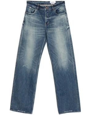 McQueen Cotton Washed Jeans - Blue