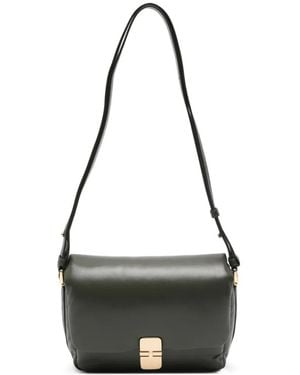 A.P.C. Jad Leather Shoulder Bag - Black