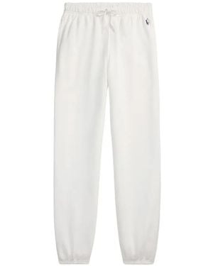Polo Ralph Lauren Logo-Embroidered Track Trousers - White