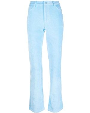 Maisie Wilen Mockumentary Straight-Leg Pants - Blue