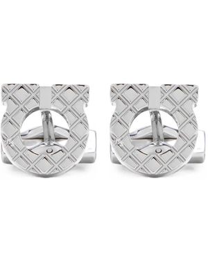 Ferragamo Gancini Cufflinks - White