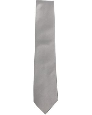Errico Formicola Silk Tie - White