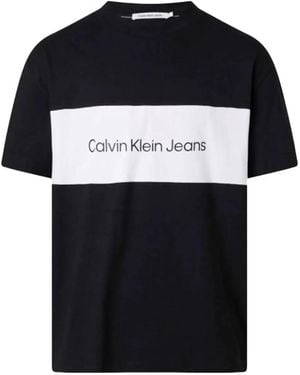 Calvin Klein Round-Neck T-Shirt - Black