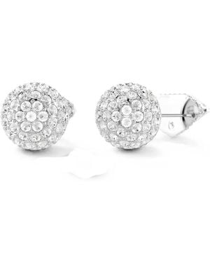 Swarovski Lucent Stud Earrings - White