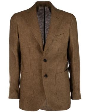 Colamarino Patch-Pocket Blazer - Brown