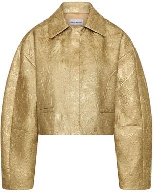 Rebecca Vallance Solana Metallic-effect Jacket - ナチュラル