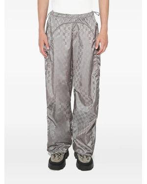 MISBHV Pantalon À Motif Monogrammé - Gris