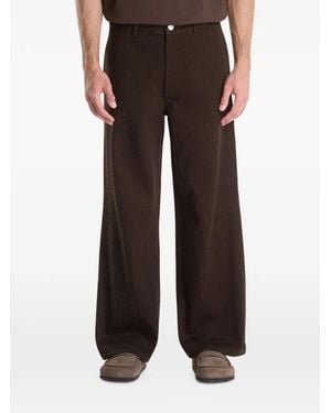 Samsøe & Samsøe Distressed Loose-Fit Pants - Black