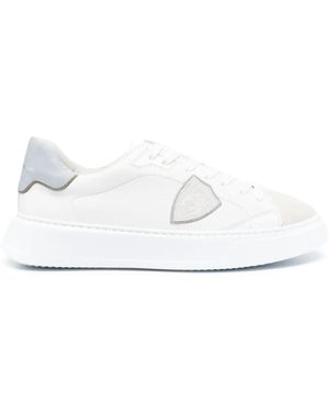 Philippe Model Temple Leren Sneakers - Wit