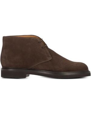 Ortigni Flat Boots - Brown