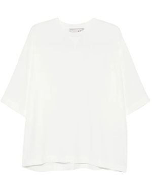 THE M.. Logo-Patch T-Shirt - White