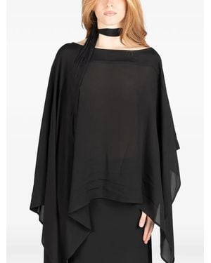 Societe Anonyme Draped Shrug - Black