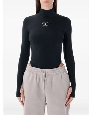 Nike Mountainside Logo-Detail Bodysuit - Blue