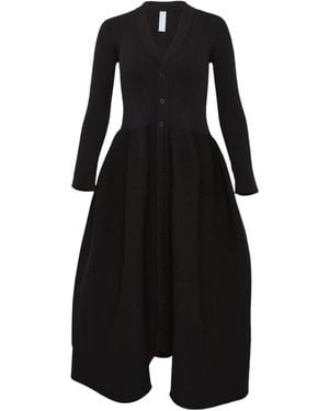 CFCL Robe À Manches Longues - Noir