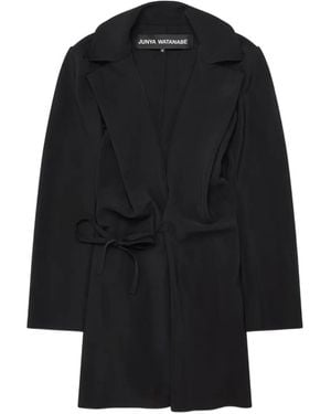 Junya Watanabe Gathered Self-Tie Jacket - Black