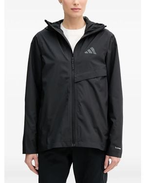 adidas Chaqueta Terrex Con Capucha - Negro