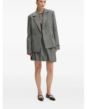 Herskind Evans Gathered Mini Skirt - Grey