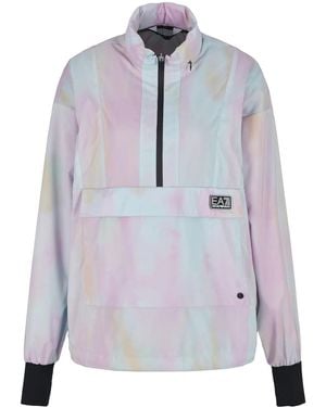 EA7 High-Neck Jacket - Grey