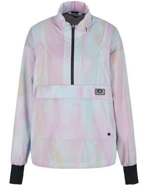 EA7 High-Neck Jacket - Grey