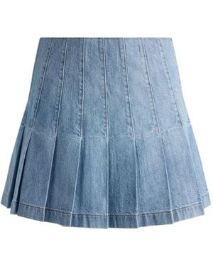 Alice + Olivia Alice + Olivia JUPE COURTE CARTER en Blue - Bleu