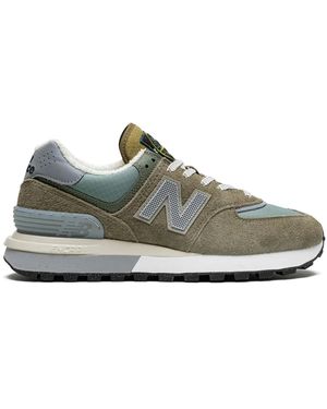 New Balance X Stone Island 574 "Steel" Trainers - Green