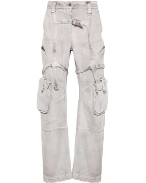 Off-White c/o Virgil Abloh Laundry テーパード カーゴパンツ - グレー
