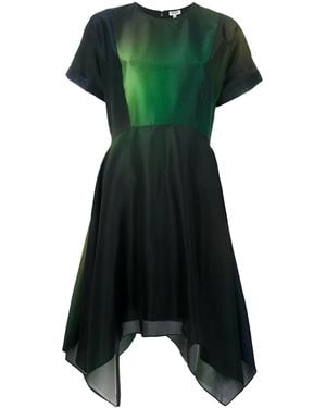 KENZO Soft Flare Dress - Green