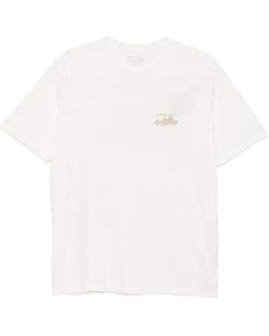 Patagonia Camiseta 73 Skyline con motivo gráfico - Blanco