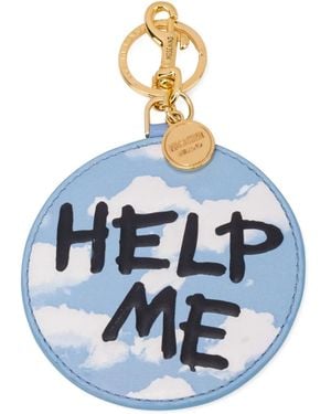 Moschino Porte-Clés Cloud - Bleu