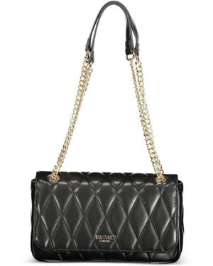 Twinset Diamond-Quilted Shoulder Bag - White