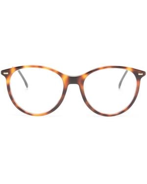 Carrera Occhiali Da Sole Tondi Con Effetto Tartarugato - Marrone