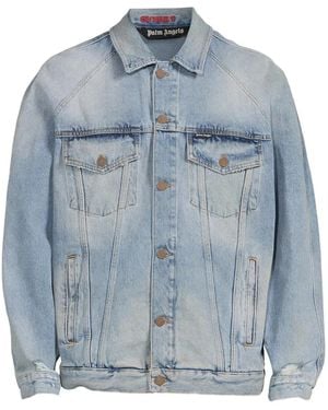 Palm Angels Sunset Denim Jacket - Blue