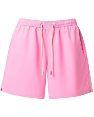 MC2 Saint Barth Bañador Patmos Con Bolsillo Con Solapa - Rosa