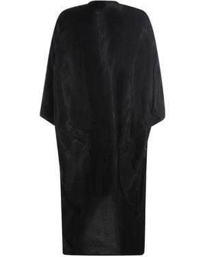 Rick Owens V-Neck Maxi Dress - Black