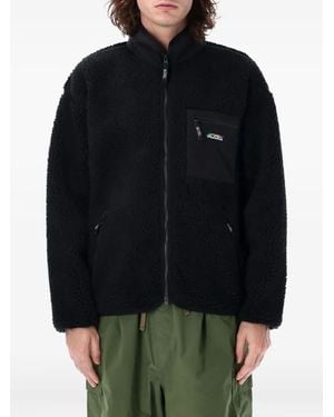 Manastash Fleece Zip-Up Jacket - Black