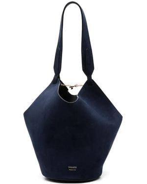 KHAITE Mini Lotus Tote Bag - Blue