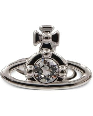 Vivienne Westwood Orb Stud Earring - White