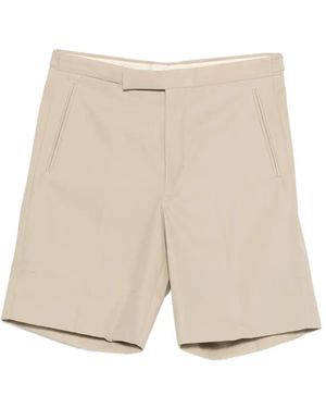 Prada Bermudas De Algodón - Neutro