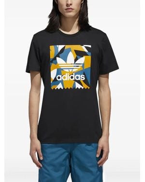 adidas Collage Blackbird Tシャツ - ブラック