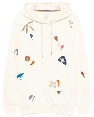 Paul Smith Embroidered Hoodie - Natural
