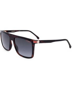 Carrera Tortoiseshell-Effect Square-Frame Sunglasses - White