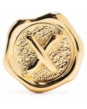 Maria Black Pop X Coin Pendant - Metallic