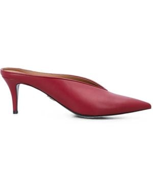 Stella McCartney Pointed-Toe V-Cut Mules - Pink